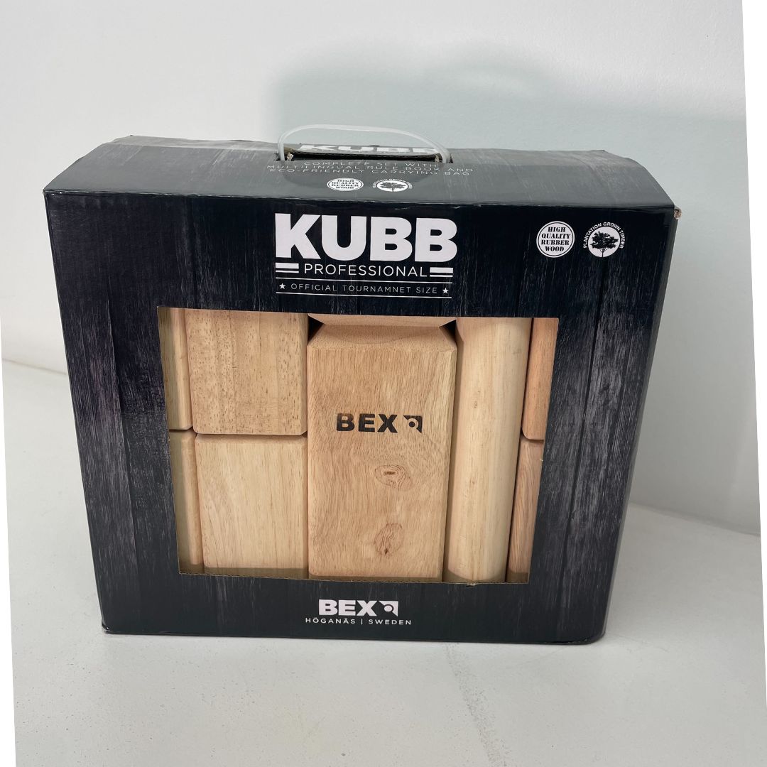 Bex Kubb pro in rubberhout