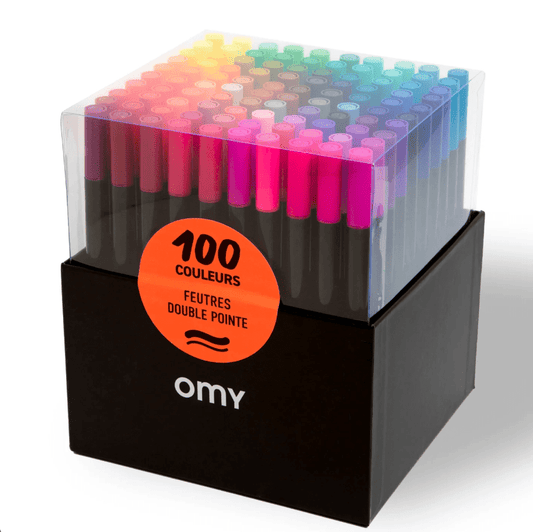 OMY viltstiftenbox (100st)