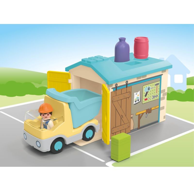 Garage de tri Playmobil Junior