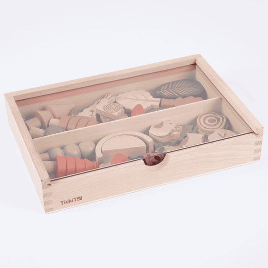 Coffret de chemins forestiers en bois Tickit