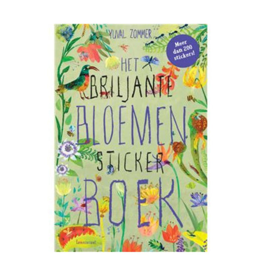 Het briljante bloemen stickerboek