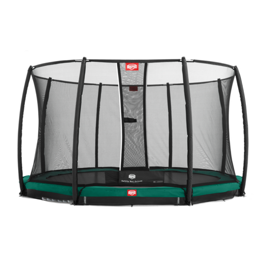 Berg Trampoline Inground Champion 430 groen + veiligheidsnet DLX XL