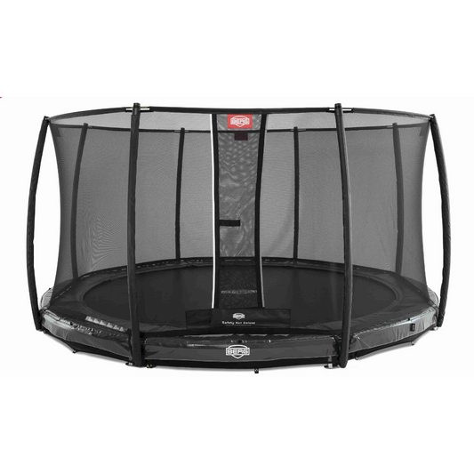 Berg Trampoline Inground Champion 430 grijs + veiligheidsnet DLX XL