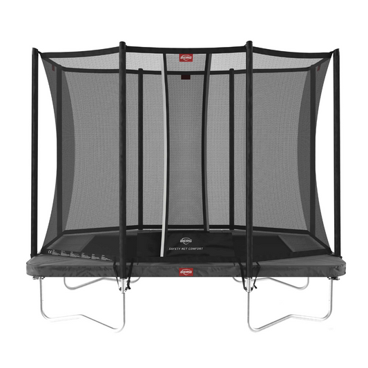 Berg Trampoline Favorit Ultim 280 grijs + veiligheidsnet Comfort