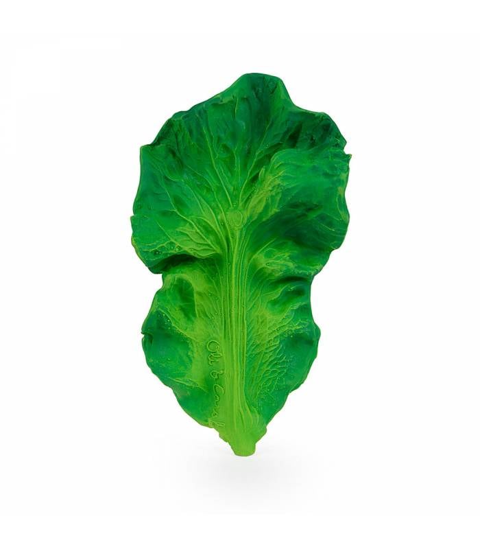 Teether cabbage leaf in natural rubber